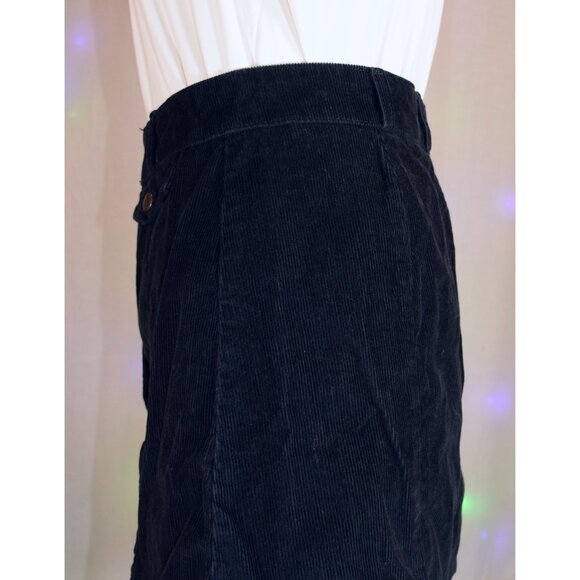 Urban Outfitters BDG Black Corduroy Mini Skirt size Medium - Picture 5 of 12